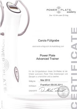 Power Plate Advanced Trainer
